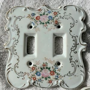 Vintage light switch plates